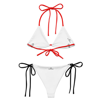 Red Weapon Raven Recycled String Bikini