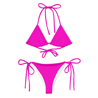 Red Weapon Pink Panther Recycled String Bikini