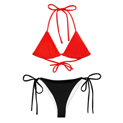 Red Weapon Raven Recycled String Bikini