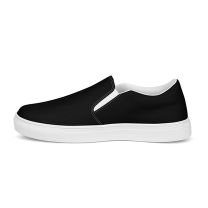 Red Figures Golf Slip On Canvas Shoes