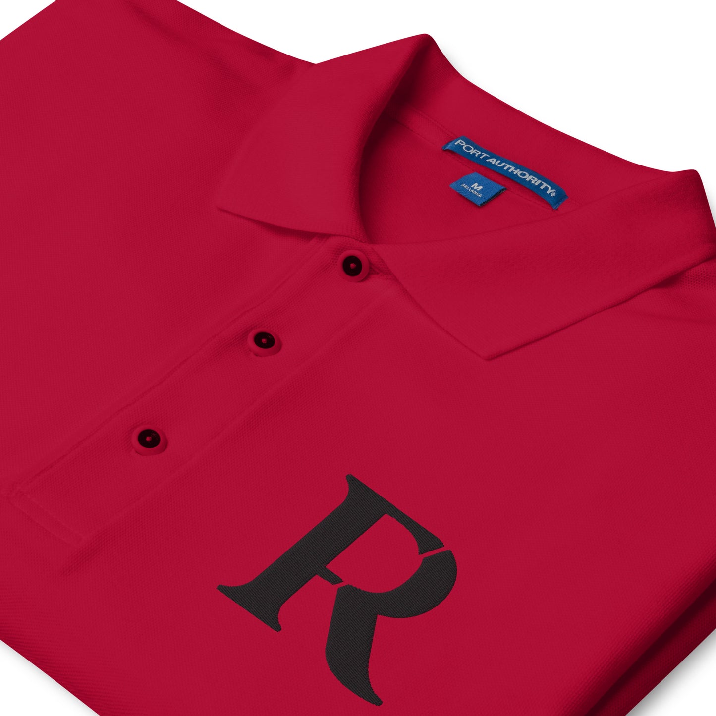 Red Figures Golf Retro Men's Premium Polo