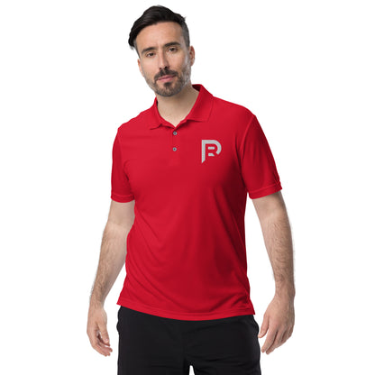 Red Weapon Fire Performance Polo Shirt