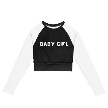 Red Weapon Baby Girl I Long-Sleeve Crop Top