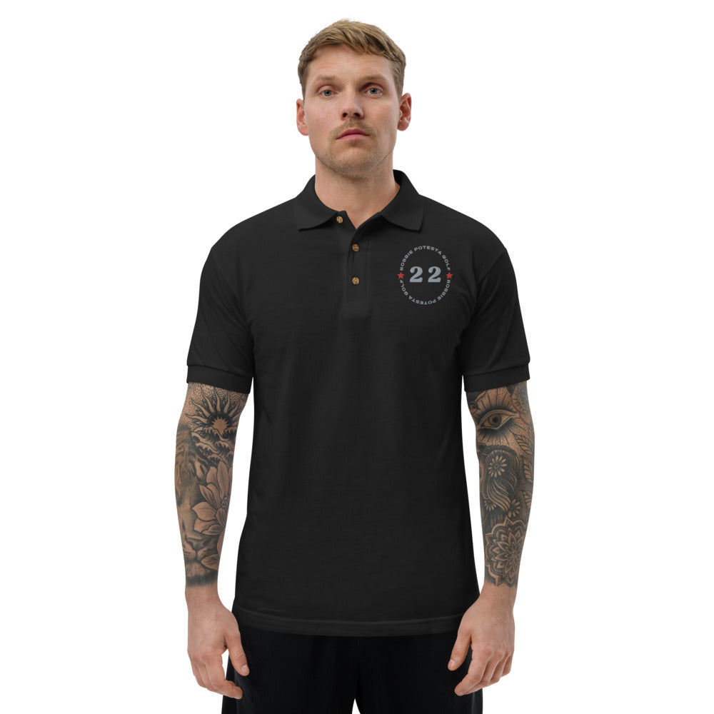 RP1 Vintage Embroidered Polo Shirt