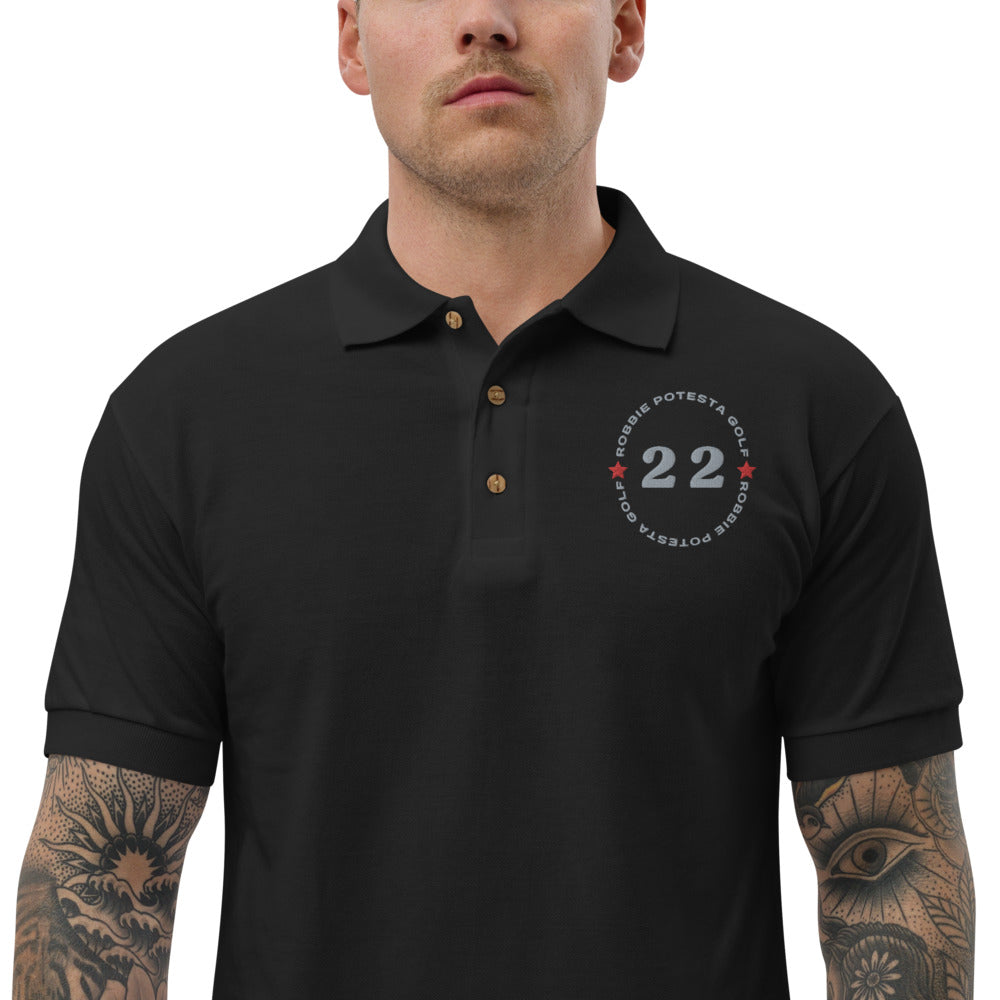 RP1 Vintage Embroidered Polo Shirt