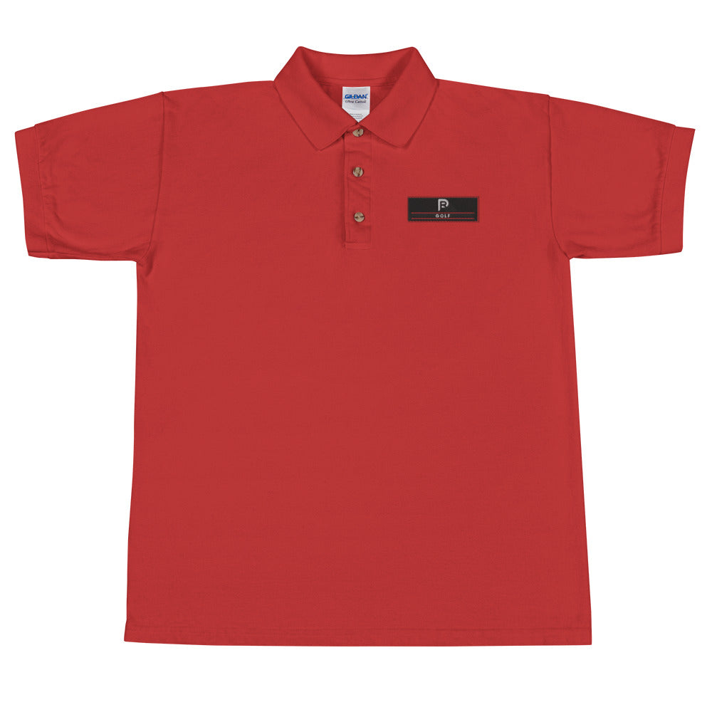 Red Weapon R7 Golf Embroidered Polo Shirt