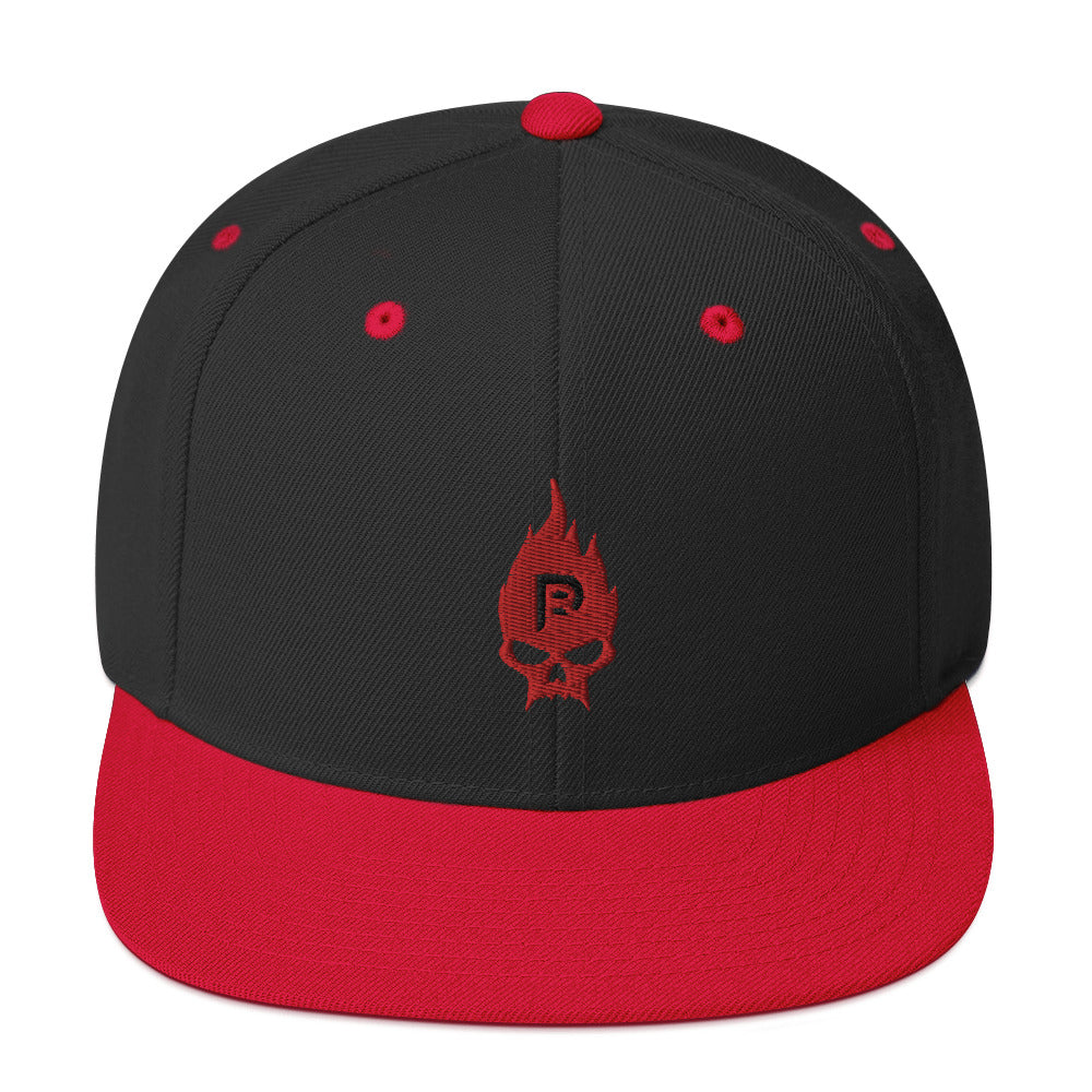 Red Weapon Demon Snapback Hat