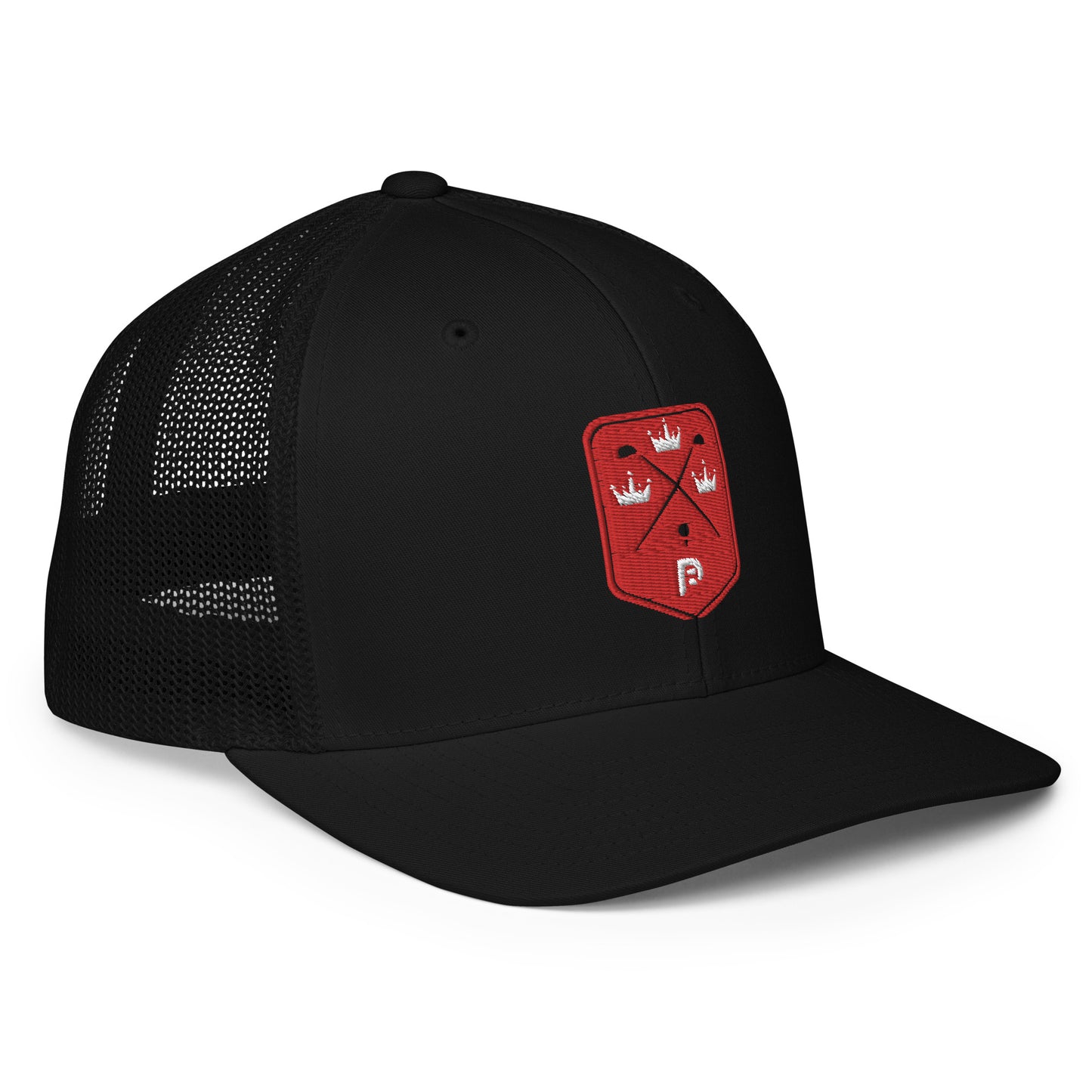 Red Weapon King Golf Closed-back Trucker Cap