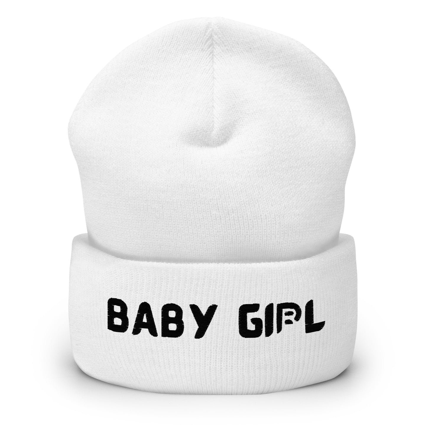 Red Weapon Baby Girl White Out Cuffed Beanie