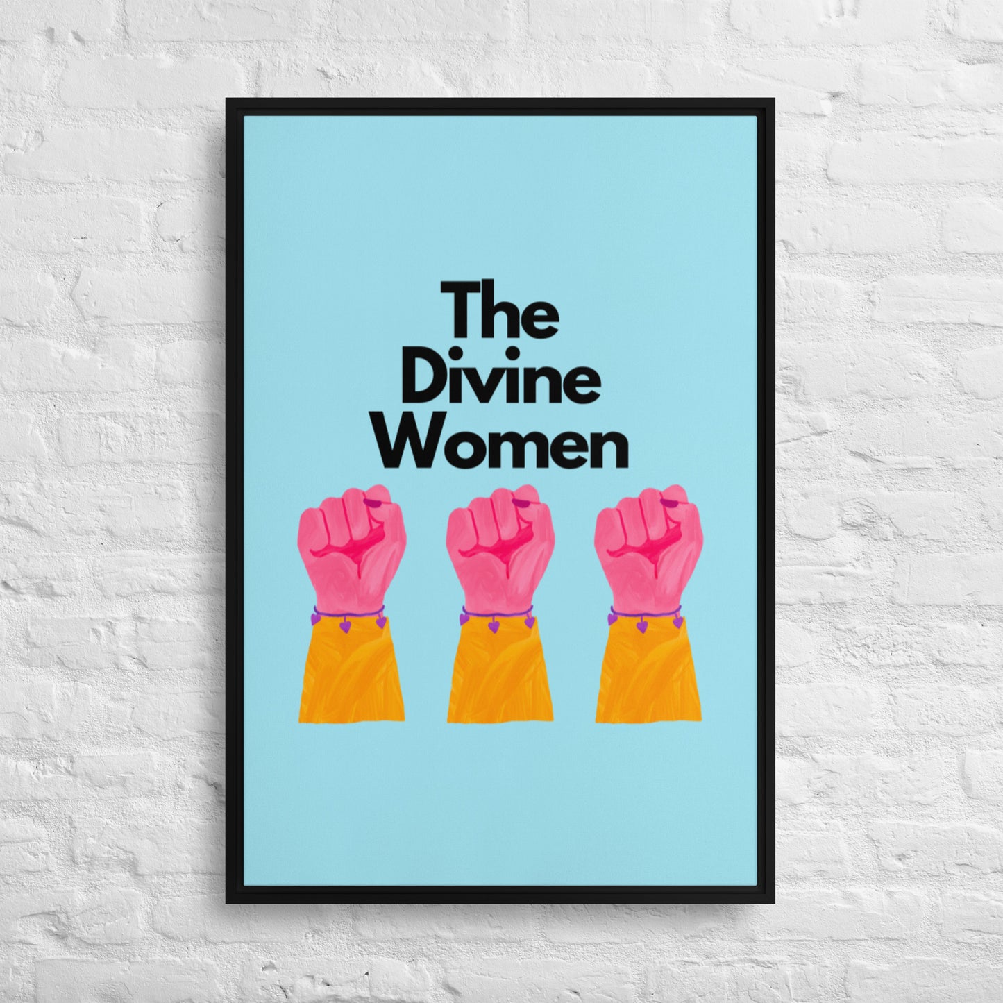 The Divine Women Framed Canvas