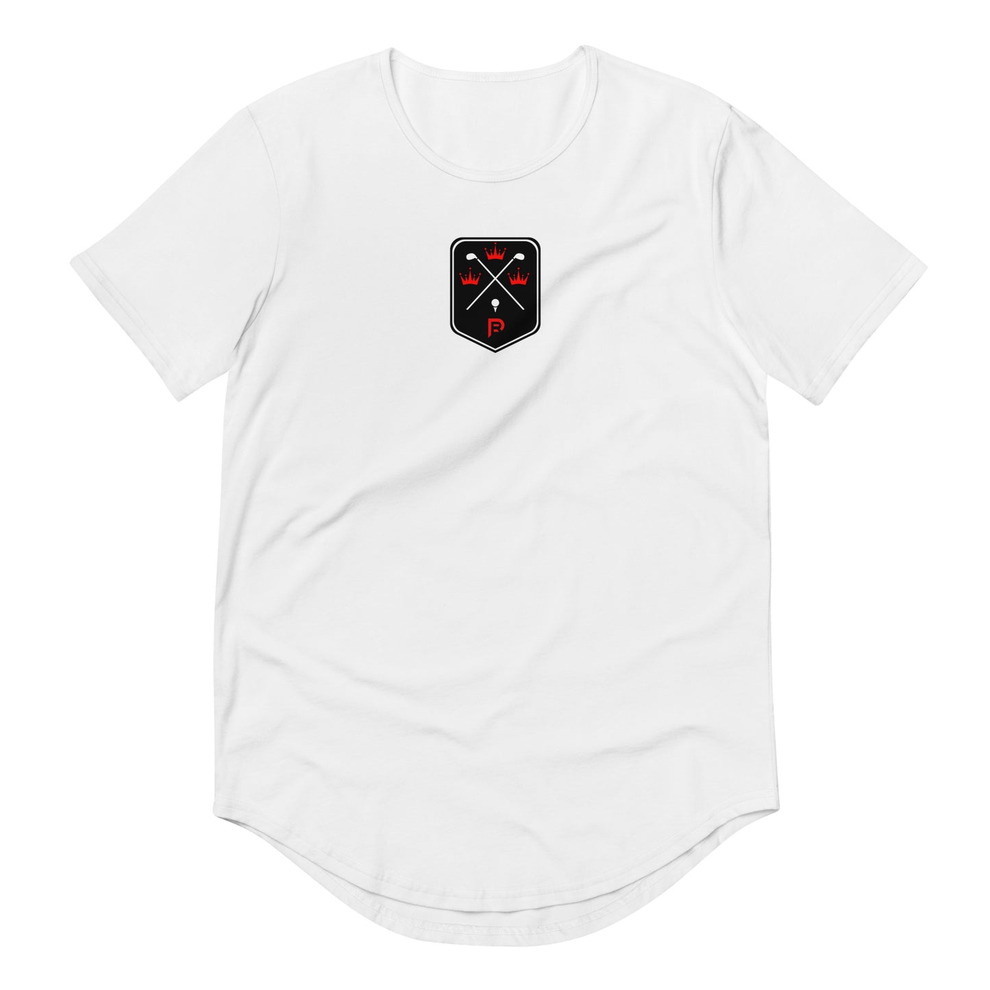 Red Weapon King Golf Curved Hem T-Shirt