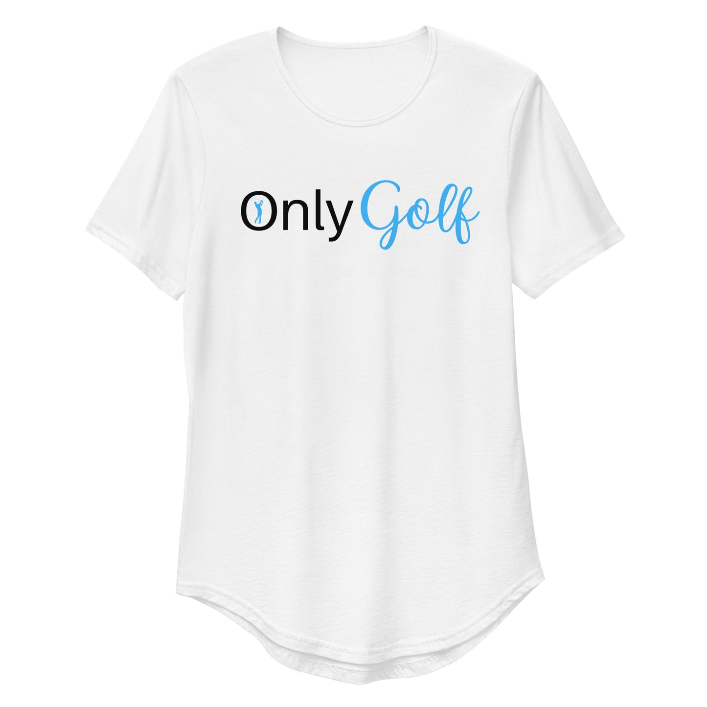 Red Weapon Only Golf Curved Hem T-Shirt