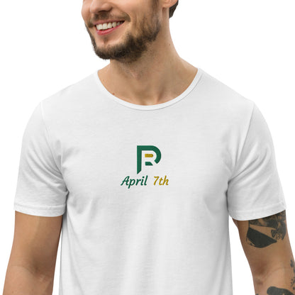 April 7th Curved Hem T-Shirt