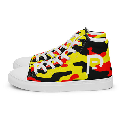 Red Weapon 90's High Top Canvas Shoes