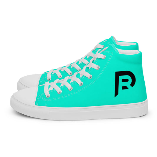 Red Weapon Mint High Top Canvas Shoes
