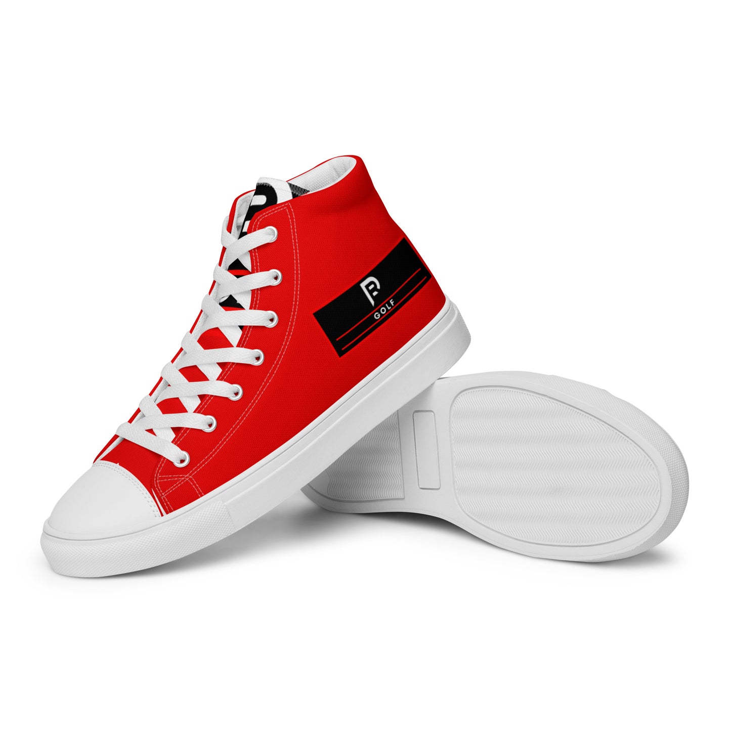 Red Weapon R7 Golf High Top Canvas Shoes