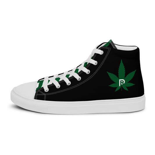 Red Weapon Herbal Remedy High Top Canvas Shoes
