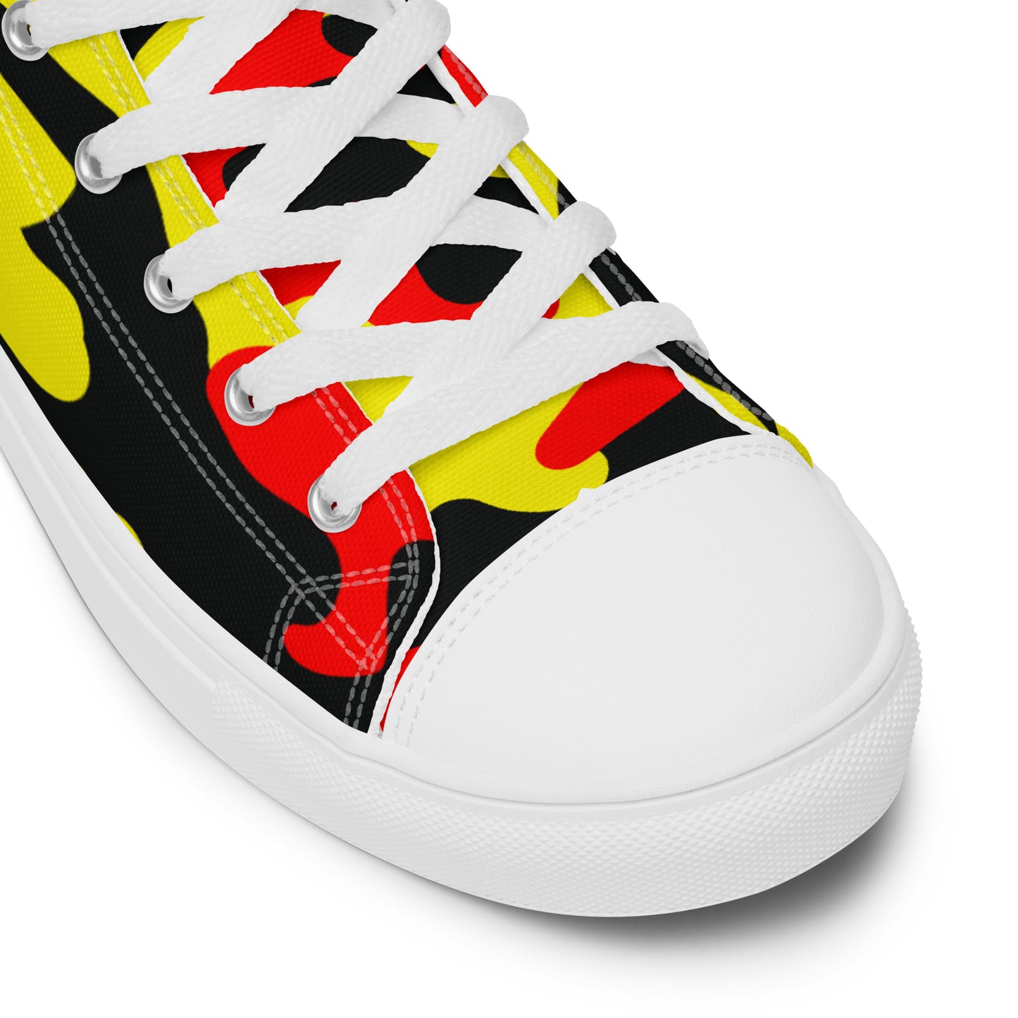 Red Weapon 90's High Top Canvas Shoes