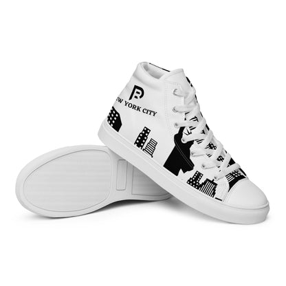 New York Liberty High Top Canvas Shoes