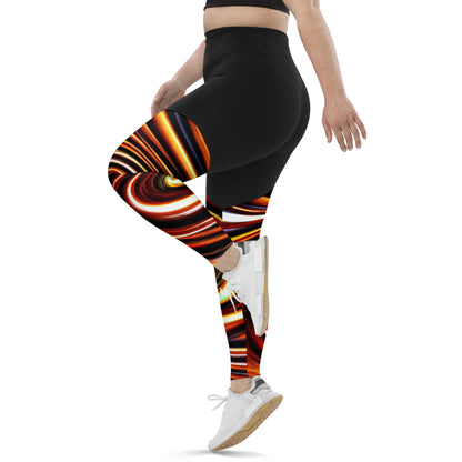 Red Weapon Flow Sports Leggings