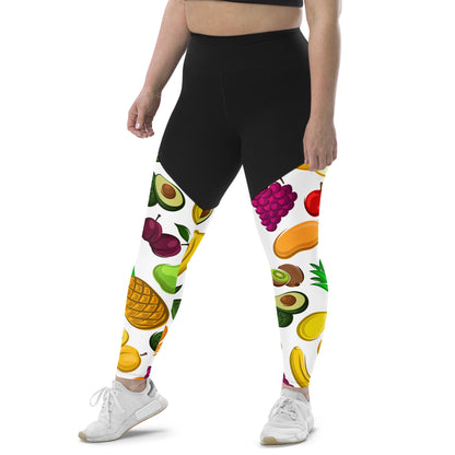 Red Weapon Fruity Sports Leggings