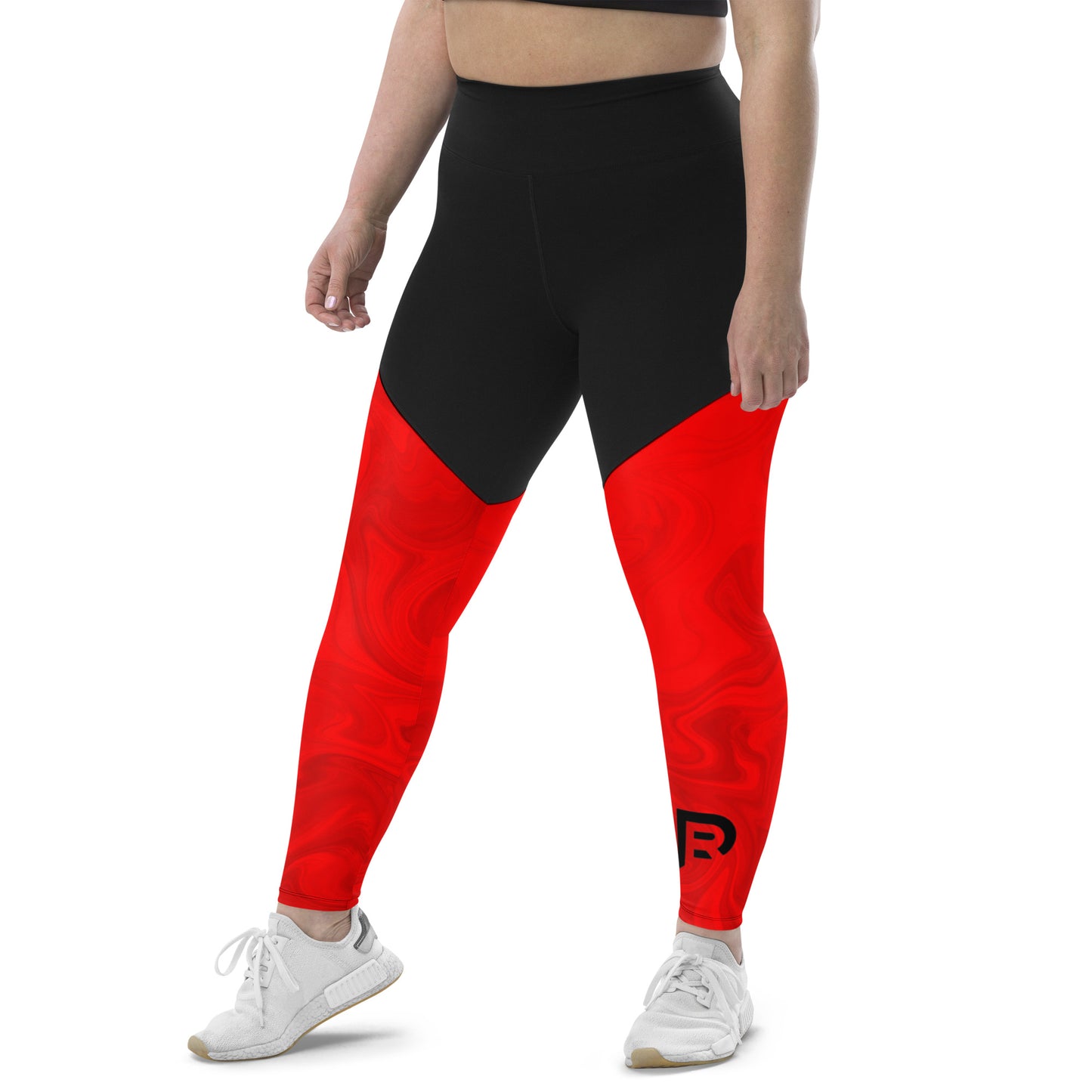 Red Weapon Red Flurry Sports Leggings