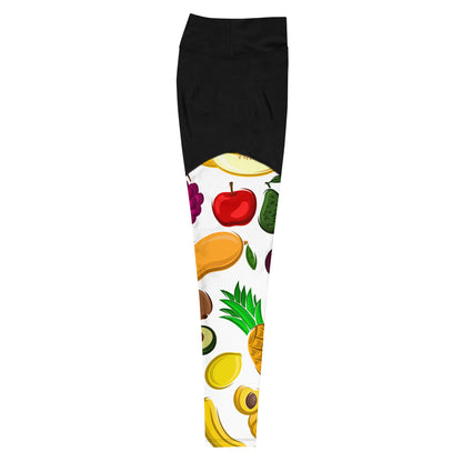 Red Weapon Fruity Sports Leggings