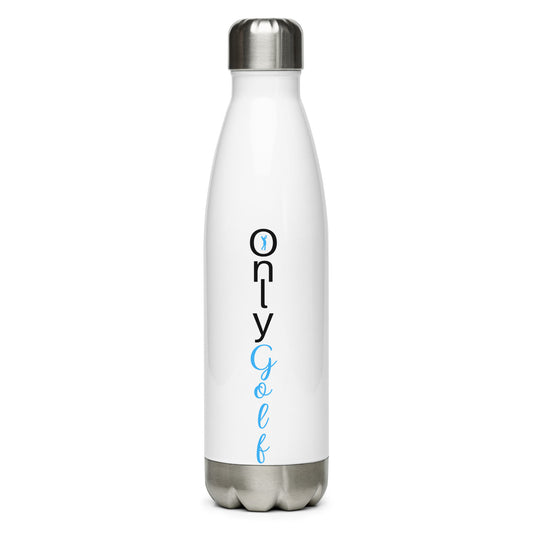 Red Weapon Only Golf Stainless Steel Water Bottle
