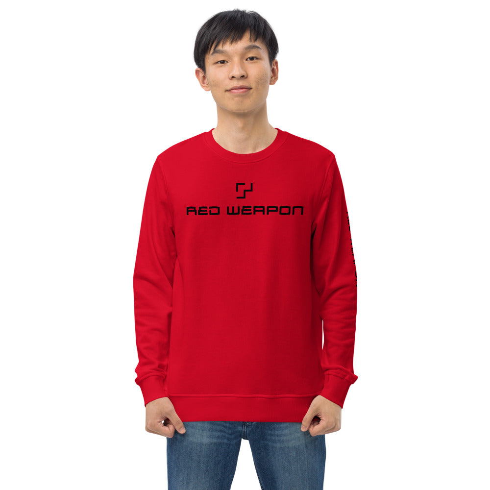 Men's University Red Organic Sweatshirt