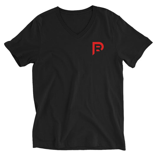 Red Weapon Short Sleeve V-Neck T-Shirt