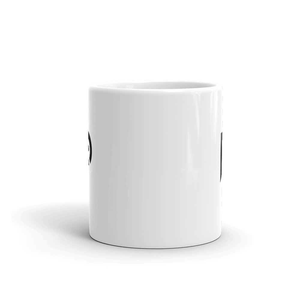 RP White Glossy Coffee Mug