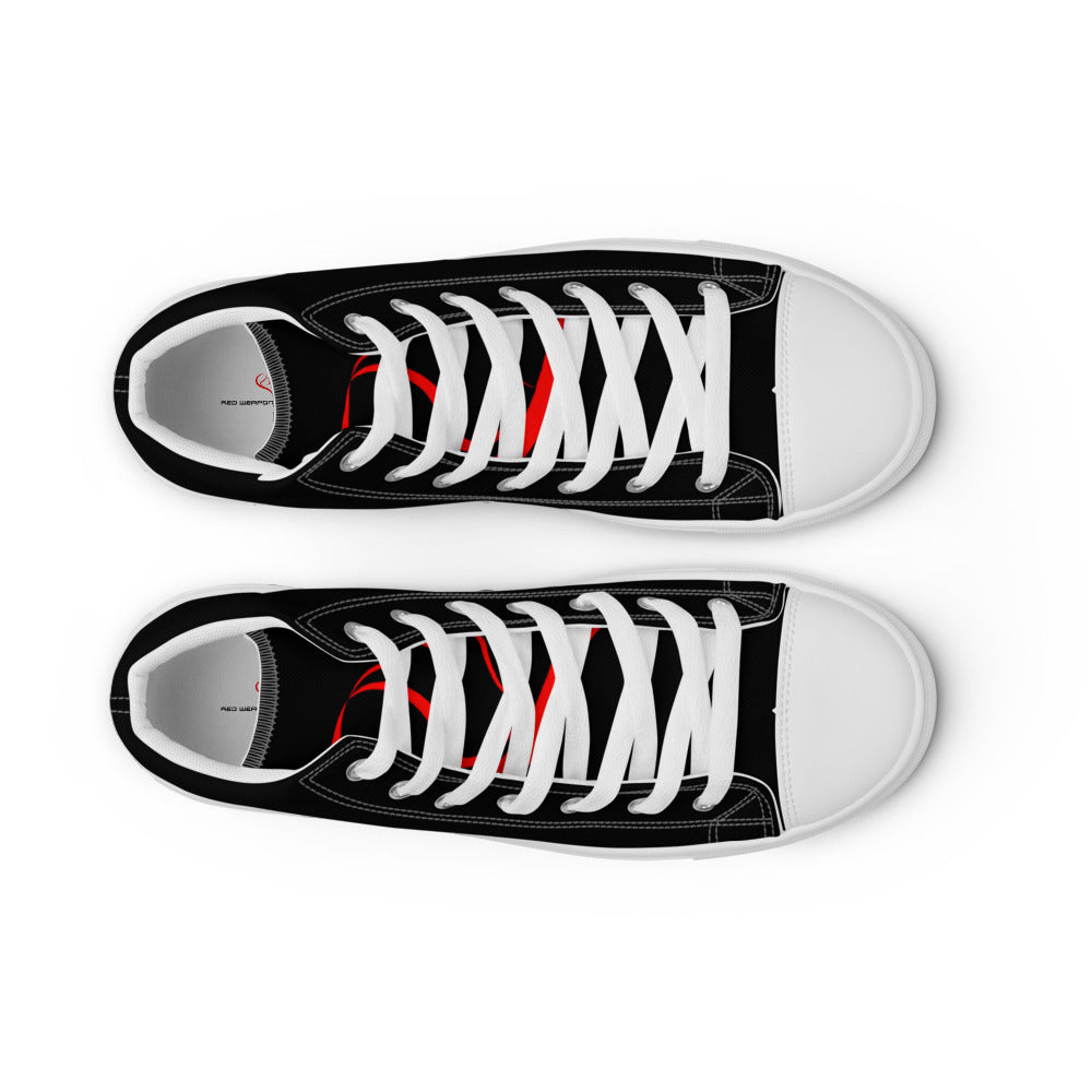 Red Head High Top Canvas Shoes