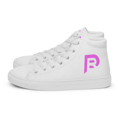 Women’s RP Pink Logo high top canvas shoes