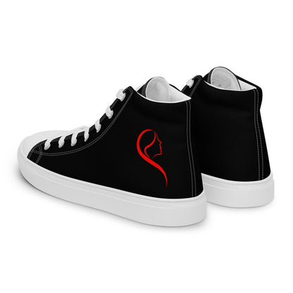 Red Head High Top Canvas Shoes