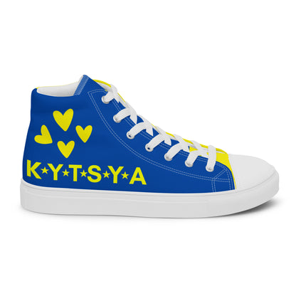 Red Weapon Ukrainian High Top Canvas Shoes