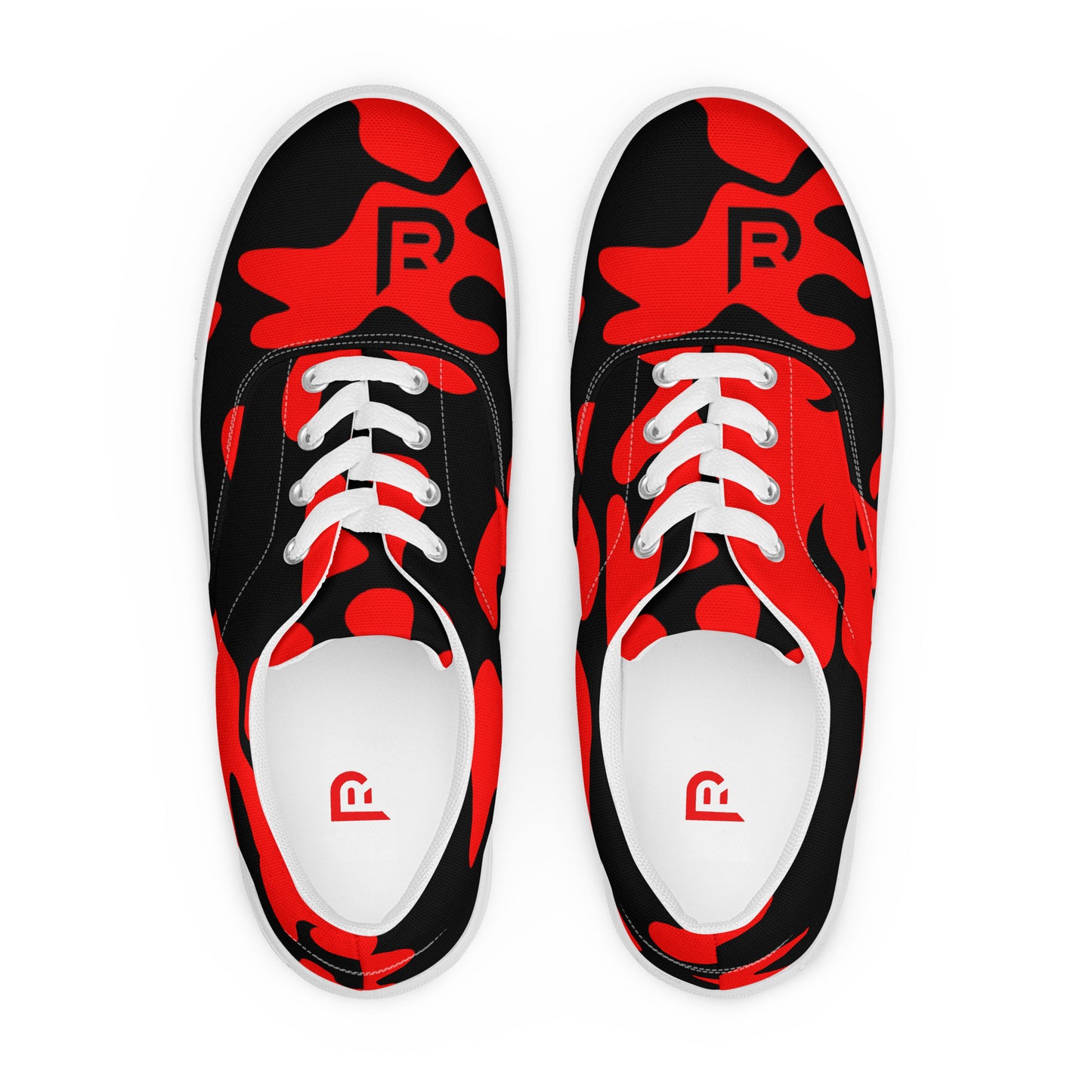 Red Weapon lace-up canvas shoes