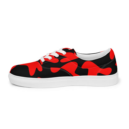 Red Weapon lace-up canvas shoes